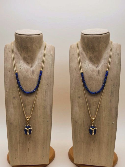 Scarabée - Lapis-Lazuli -