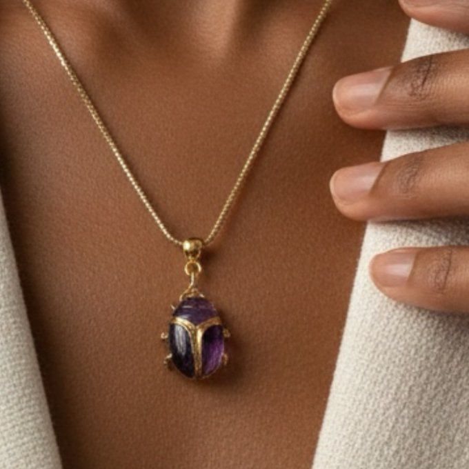 Scarabée - Améthyste -