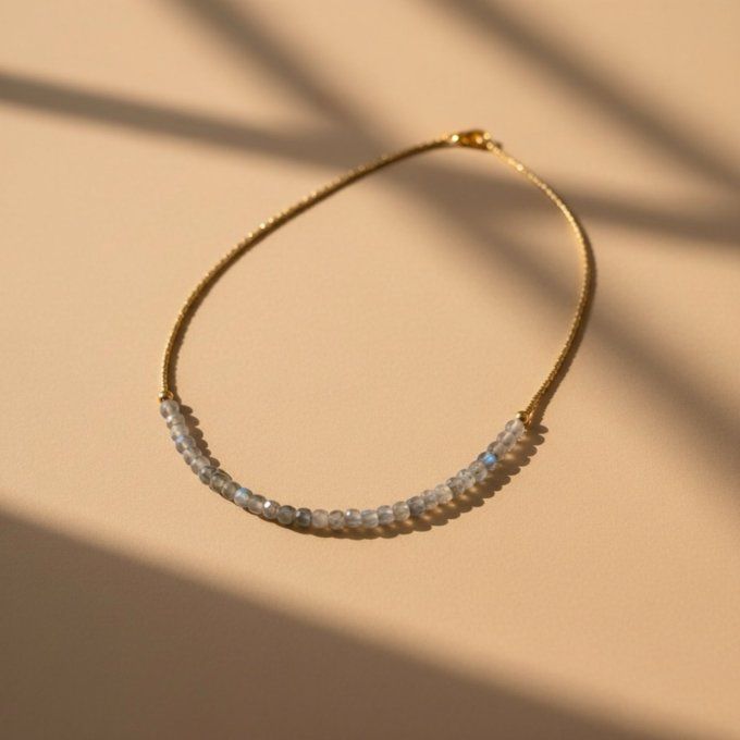 Collier Ras de Cou Labradorite