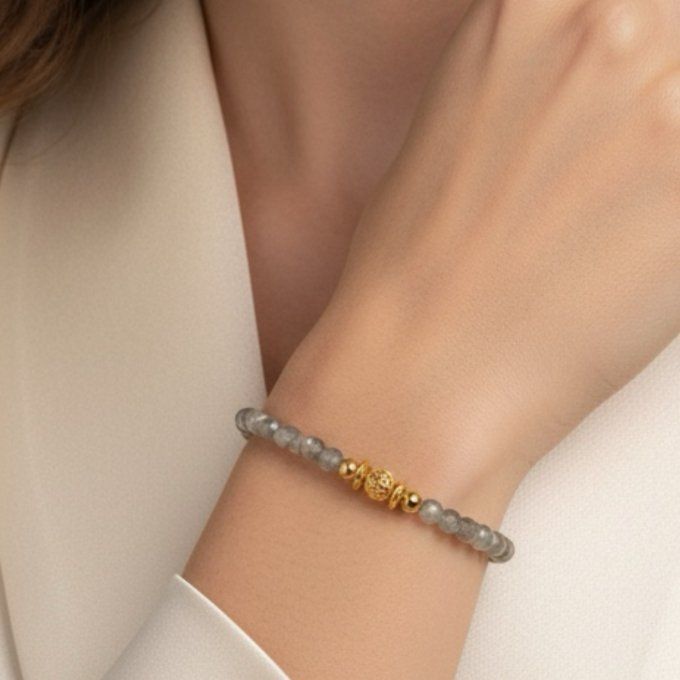 Bracelet facetté Labradorite