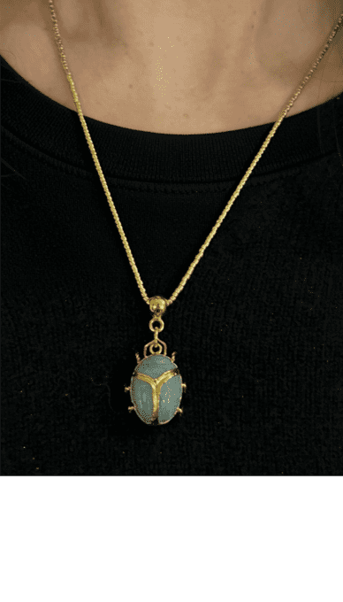 Scarabée - Aigue Marine -