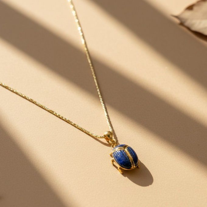 Scarabée - Lapis-Lazuli -