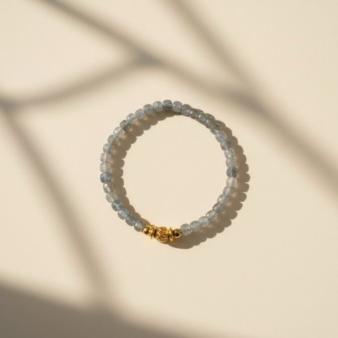Bracelet facetté Labradorite