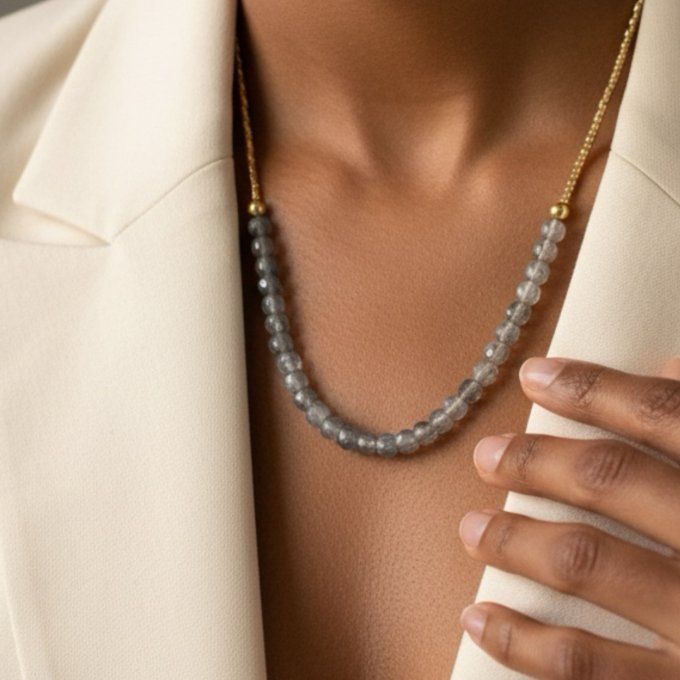 Collier Ras de Cou Labradorite