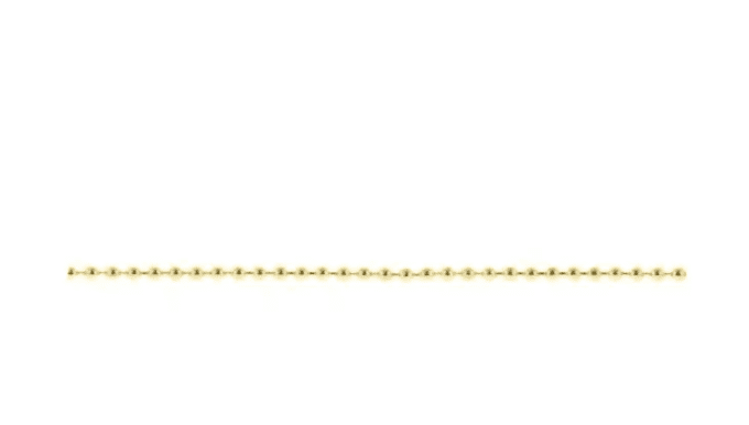 CHAINE BOULES DIAMANTÉES