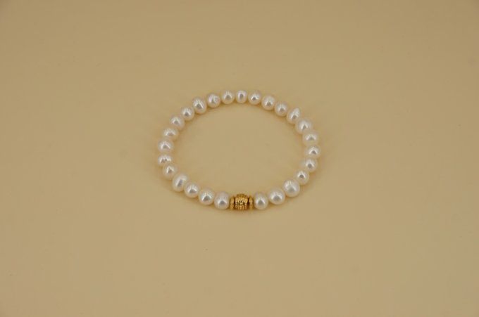 BRACELET PERLES DE CULTURE D 'EAU DOUCE