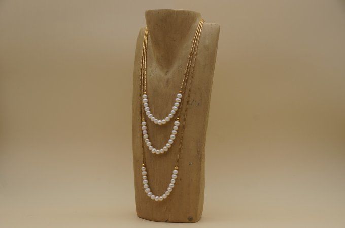 Collier Perles de culture d'eau douce 