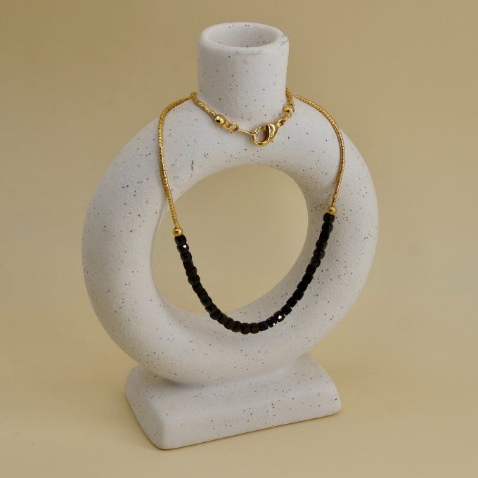 Collier Intention Spinelle Noire