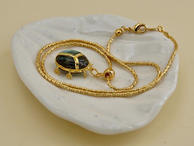 Scarabée -Labradorite -