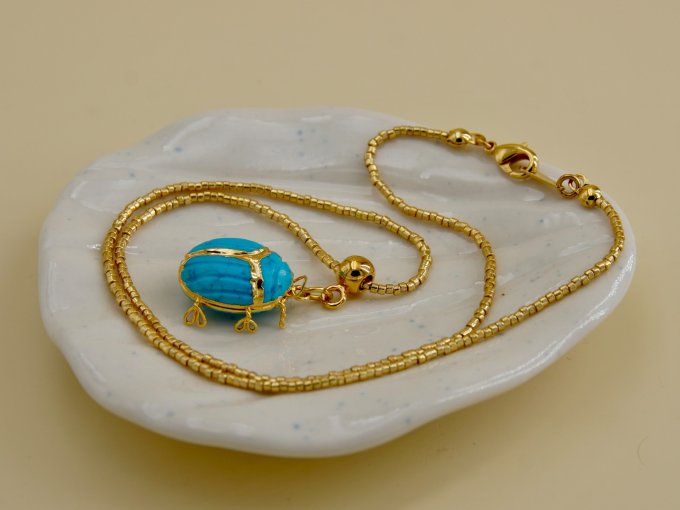 Scarabée Turquoise 