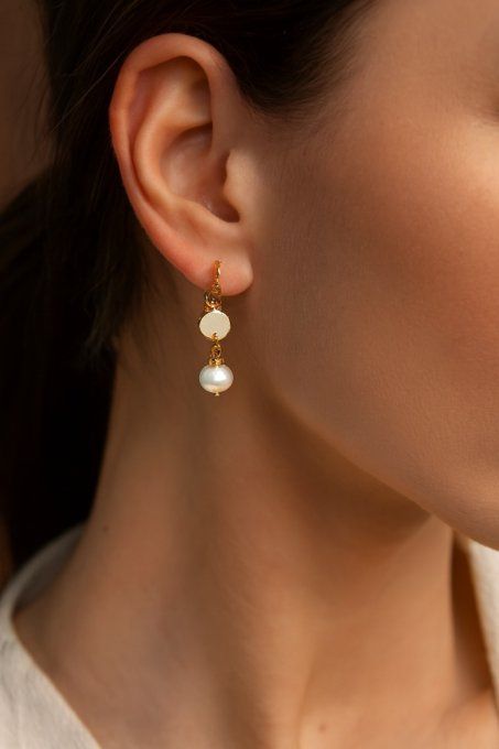 BOUCLES PERLE DE CULTURE