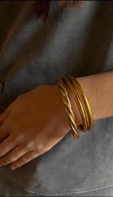 Bracelet Double Torsadé Bouddhiste