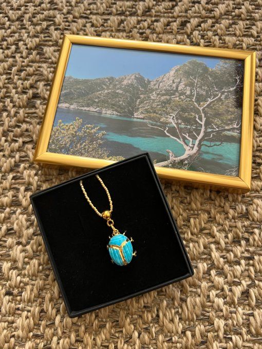Scarabée Turquoise 